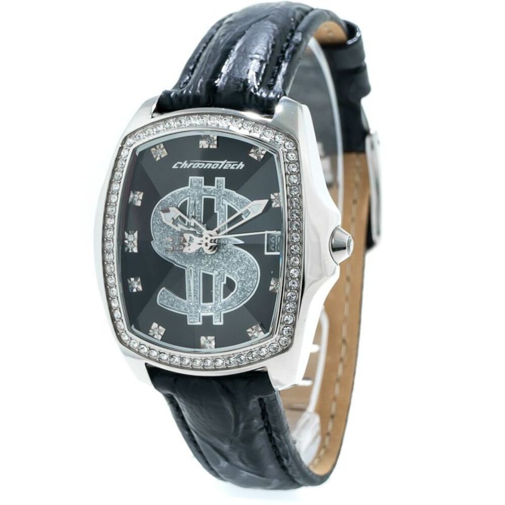 Chronotech CT7896LS Money Watch Women Black Watches